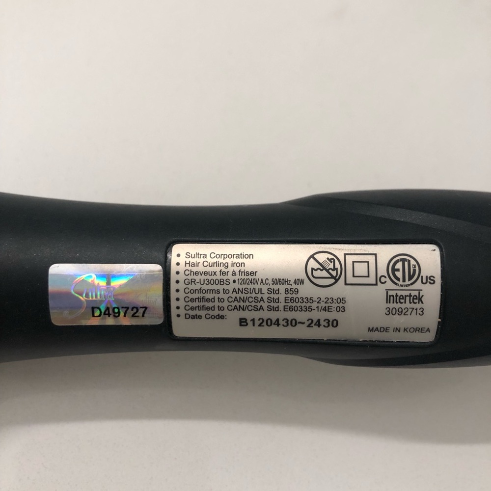 Sultra Bombshell Rod Curling Iron Wand - Picture 3 of 3